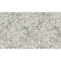 Виниловые обои Victoria Stenova Jannet 989503 зеленые 1,06x10,05 м