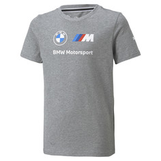 Детская футболка BMW M Motorsport Essentials Logo Youth Tee Puma