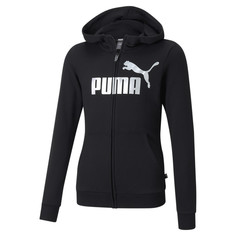 Детская толстовка Essentials+ Logo Full-Zip Youth Hoodie Puma