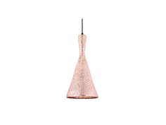 Светильник подвесной lux beat tall (desondo) розовый 40 см.