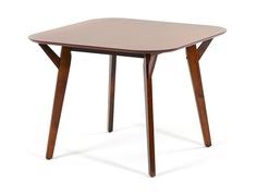 Стол обеденный terong (ecodesign) коричневый 100x76x100 см.