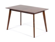 Стол обеденный раздвижной sandakan (ecodesign) коричневый 120x76x75 см.