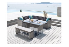 Комплект обеденный (ecodesign) коричневый 177x74x67 см.