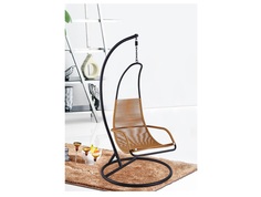 Подвесное кресло (ecodesign) коричневый 62x120x74 см.