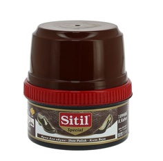 Крем-блеск для обуви Sitil темно-коричневый 200 г