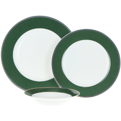 Сервиз столовый Macbeth bone porcelain Basil 18 предметов 6 персон