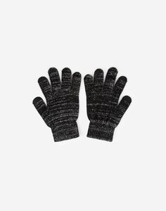 Чёрные перчатки для девочки Gloria Jeans
