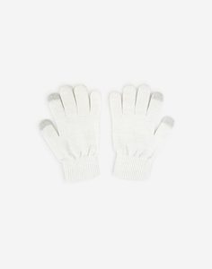 Белые перчатки для девочки Gloria Jeans