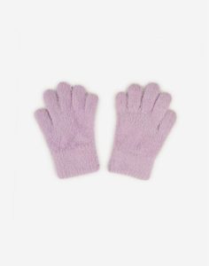 Сиреневые перчатки для девочки Gloria Jeans