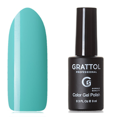 Grattol, Гель-лак Classic Collection №61, Light turquoise