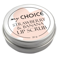 my CHOICE, Скраб для губ Strawberry & Banana, 20 г