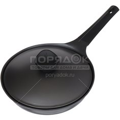 Сковорода алюминий, 24 см, антиприг, Daniks, Shoven, KI-JG2024, с крыш, индукц