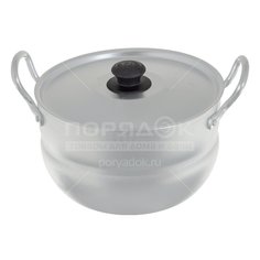 Кастрюля алюминий, 2.5 л, с крыш, Калитва, 1025