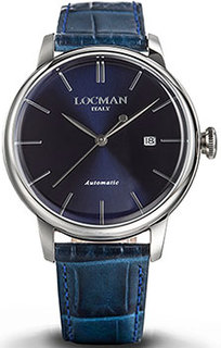 fashion наручные мужские часы Locman 0255A02A-00BLNKPB. Коллекция 1960 Automatic