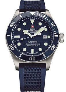 Швейцарские наручные мужские часы Swiss military SMA34075.07. Коллекция Diver