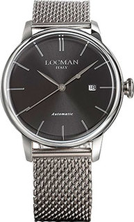 fashion наручные мужские часы Locman 0255A01A-00BKNKB0. Коллекция 1960 Automatic