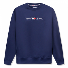 Мужская толстовка Seasonal Straight Logo Crew Tommy Jeans