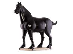 Статуэтка конь gezellig (desondo) черный 71x70x29 см.