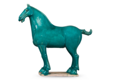 Статуэтка конь gezellig (desondo) синий 52x45x20 см.