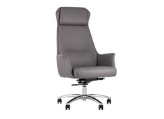 Кресло руководителя topchairs viking (stool group) серый 70x120x74 см.