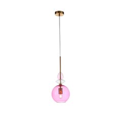 Светильник подвесной illuvio (st luce) розовый 50 см.