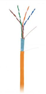 Кабель витая пара F/UTP 5e кат. 4 пары Netlan EC-UF004-5E-LSZH-OR