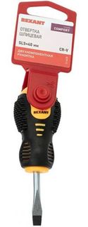 Отвертка шлицевая Rexant 12-6435