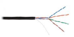 Кабель витая пара U/UTP 5e кат. 4 пары NIKOLAN NKL 4600B-BK