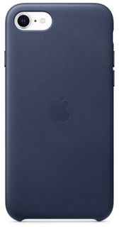 Чехол Apple Leather Case MXYN2ZM/A для iPhone SE, midnight blue