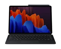 Чехол-клавиатура Samsung EF-DT970BBRGRU черный для Samsung Galaxy Tab S7+, полиуретан/поликарбонат