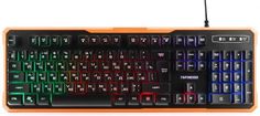 Клавиатура проводная Garnizon GK-320G черная, USB, подсветка, антифантомные кнопоки, код Survarium Гарнизон