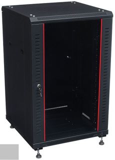 Шкаф напольный 19&quot;, 18U W&amp;T C1860100BWTWOF W&T