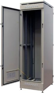 Шкаф напольный 19&quot;, 42U AESP REC-6426P4-GY