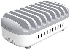 Зарядное устройство сетевое Orico DUK-10 5V2.4A*20, белый