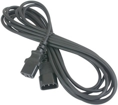 Кабель питания Hyperline PWC-IEC13-IEC14-5.0-BK