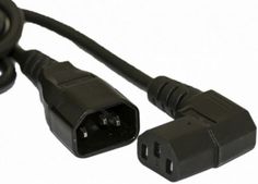 Кабель питания Hyperline PWC-IEC13A-IEC14-5.0-BK
