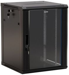 Шкаф настенный 19&quot;, 22U Hyperline TWB-FC-2266-GP-RAL9004