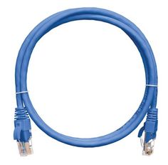 Кабель патч-корд U/UTP 5e кат. 0.5м NIKOMAX NMC-PC4UD55B-005-C-BL