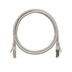 Кабель патч-корд F/UTP 5e кат. 10м NIKOMAX NMC-PC4SD55B-100-GY