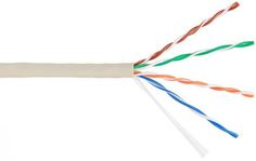 Кабель витая пара U/UTP 5e кат. 4 пары NIKOLAN NKL 9100A-IY