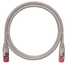 Кабель патч-корд S/FTP 6 кат. 0.15м NIKOMAX NMC-PC4SA55B-001-C-GY
