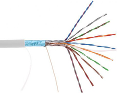 Кабель витая пара F/UTP 5e кат. 10 пар Netlan EC-UF010-5-PVC-GY-3