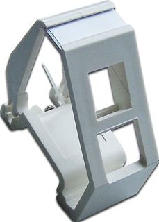 Рамка Lanmaster LAN-DRF-1OK-WH