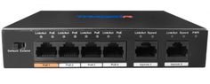 Коммутатор неуправляемый TRASSIR TR-NS1006-60-4POE v2