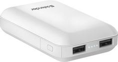 Аккумулятор внешний универсальный Defender ExtraLife 10000S 83650 10000S Li-pol, 2USB, 10000mAh, 2.1A