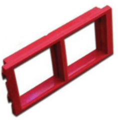 Рамка Lanmaster LAN-WA-P2V-RD