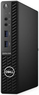 Компьютер Dell Optiplex 3080 Micro i3-10105T/4GB/128GB SSD/UHD Graphics 630/TPM/VGA/Linux
