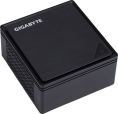 Неттоп GIGABYTE GB-BPCE-3350C N3350 X2/DDR3L SODIMM/SATA-III/HD Graphics 500/HDA/GLan/WiFi/BT/4*USB 3.0/D-Sub/HDMI/VESA/noOS/чёрный