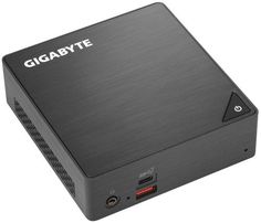 Неттоп GIGABYTE GB-BRI7-8550 i7 8550U/1800МГц/DDR4/без HDD/UHD Graphics 620/1000 Мбит/с/WiFi/BT/USB 3.0/USB 3.1/USB-C/HDMI/Mini DP/без ОС/чёрный