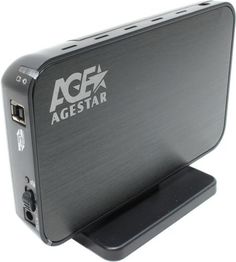 Внешний корпус для HDD SATA 3.5” AgeStar 3UB3A8-6G (BLACK)